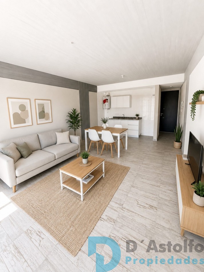 Impecable monoambiente c/cochera en alquiler