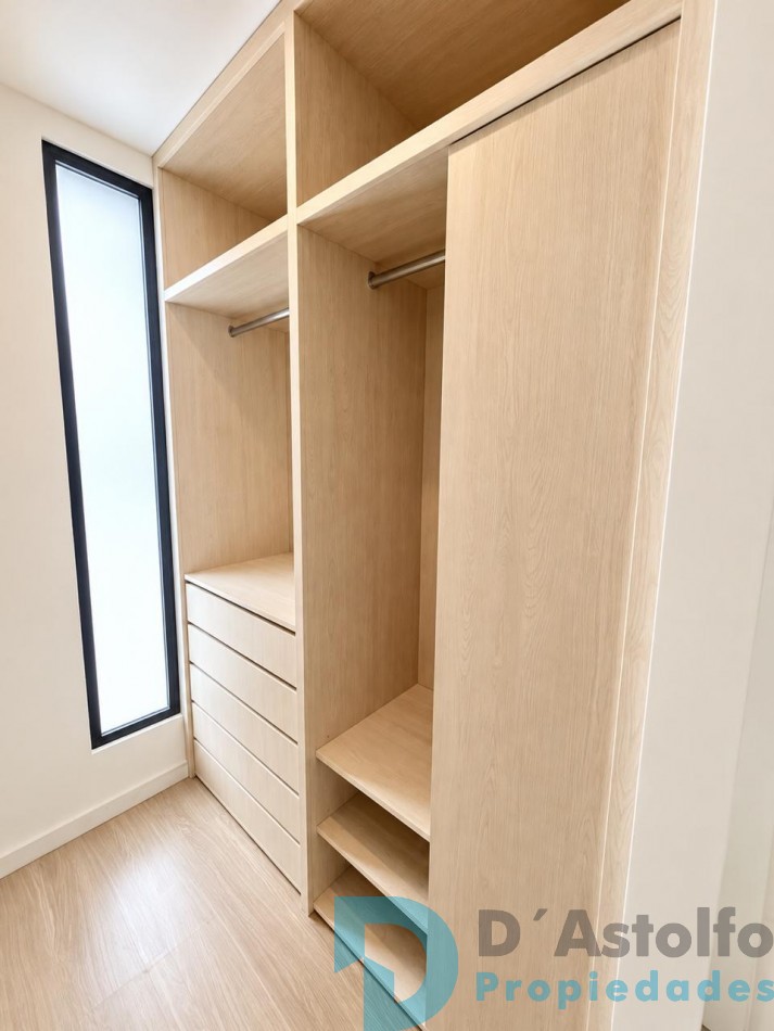 Excelente 2 ambientes con vestidor de 59 mts 