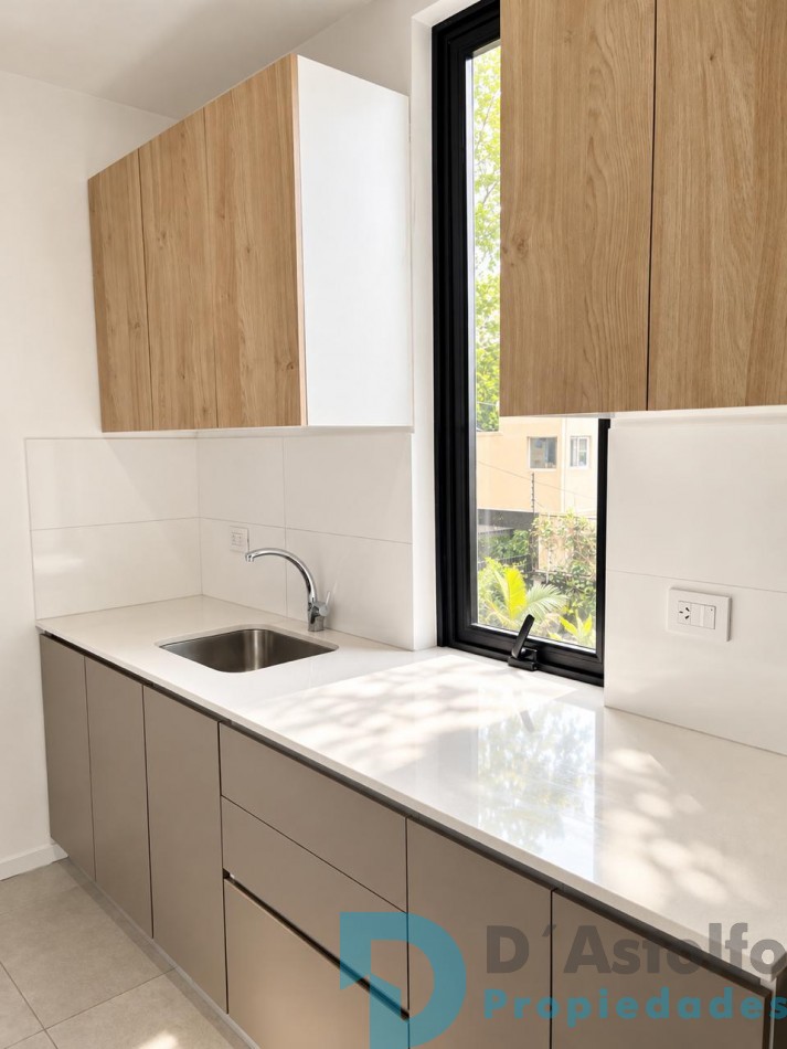 Excelente 2 ambientes con vestidor de 59 mts 