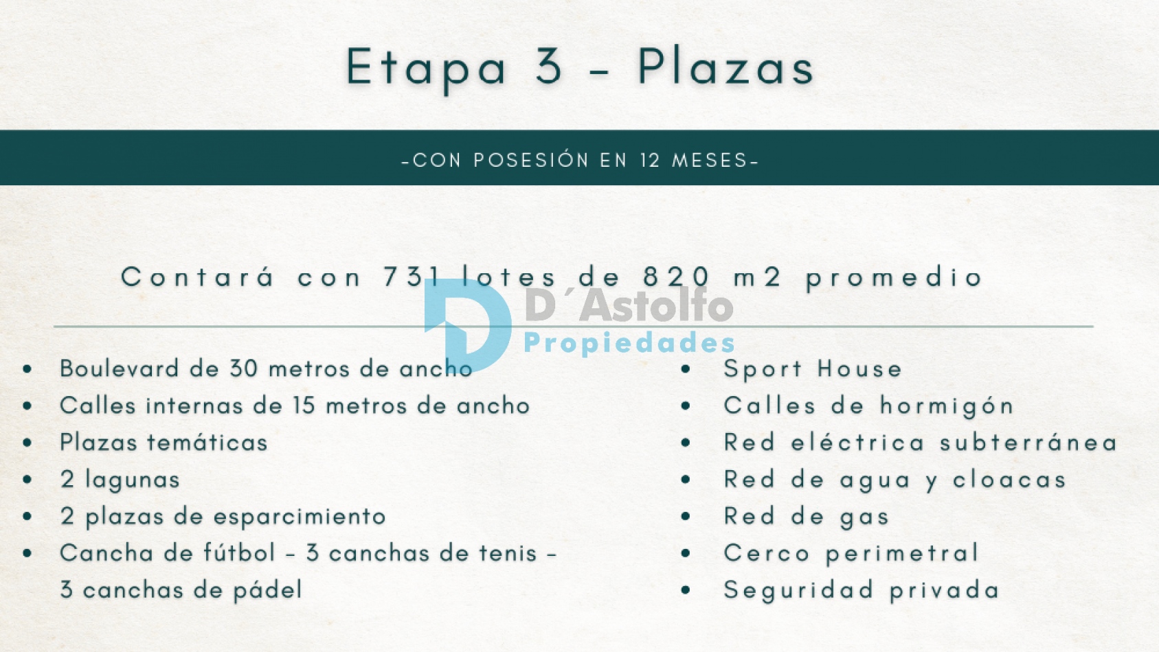Lotes en venta - Etapa 3- La Alameda Canning