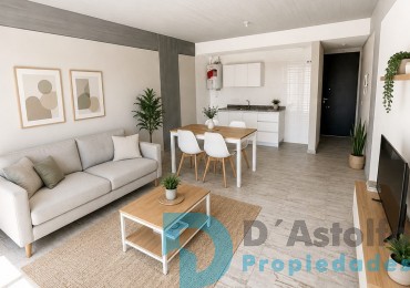 Impecable monoambiente c/cochera en alquiler